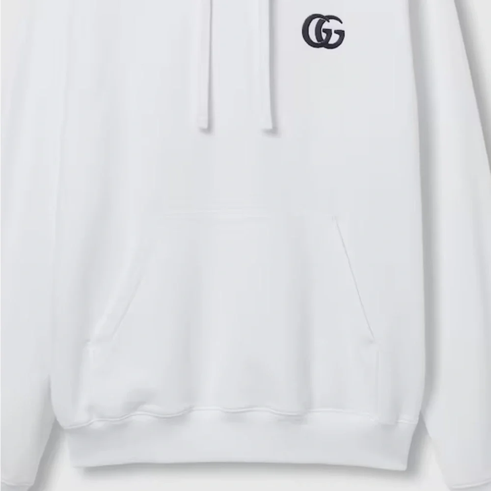 Men's Gucci jersey cotton, interlocking G hoodie size XXXL made in Italy